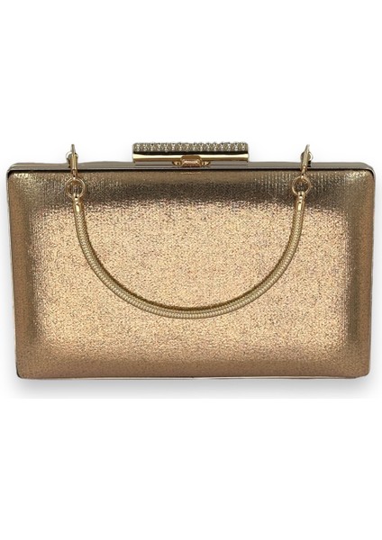 Rose Gold Ithal Sıvama Saten Parlak Kumaş Abiye Çanta Gece Çantası Kına Düğün Nişan modelleri