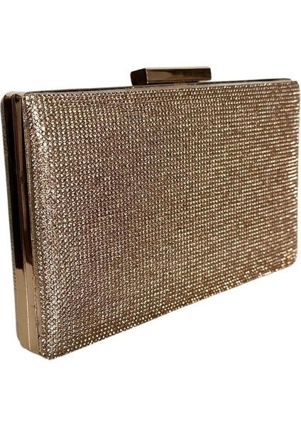 Bakır Renk Taşlı Abiye Çanta Gece Çantası Düğün Nişan Portföy fırsatları