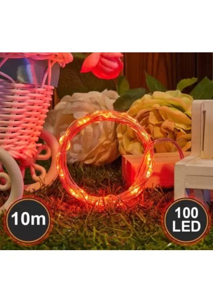 10 Metre Peri LED Kırmızı Animasyonlu