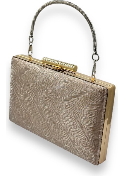 Siyah Renk Lazer Su Yolu Desenli Abiye Çanta Gece Çantası Düğün Nişan Kına Çantası fiyatları