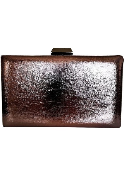 Antrasit Gri Platin Renk Rugan Abiye Çanta Gece Çantası Düğün Nişan Çantası