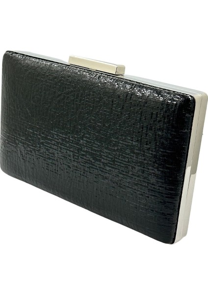 Siyah Renk Parlak Ithal Kumaş Gece Çantası Abiye Çanta Portföy Clutch fiyatları