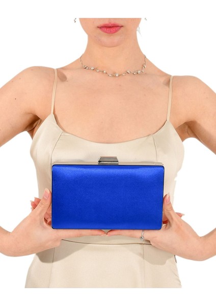 Saks Mavisi Renk Abiye Çanta Gece Çantası Nişan Düğün Çantası fırsatları