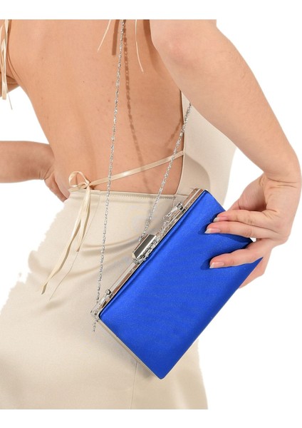 Saks Mavisi Renk Abiye Çanta Gece Çantası Nişan Düğün Çantası indirimleri