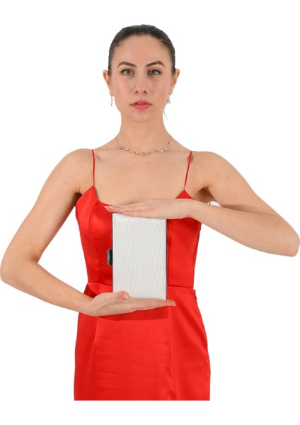 Sedef Ekru Inci Beyazı Renk Simli Abiye Çanta Gece Çantası Nişan Düğün Çantası fiyatları