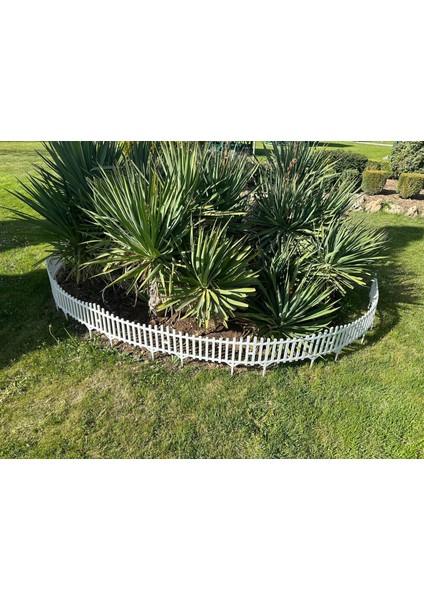 Yeni Tasarım Mini Bahçe Çiti Dekoratif Esnek Plastik Çit Peyzaj Koruma Çiti 58-36 cm 1 Adet indirimleri