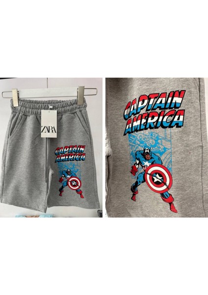 Erkek Çocuk Garson Şort Kapri