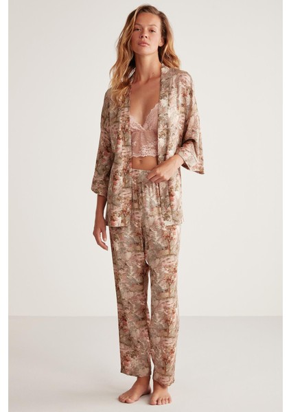 Lux Mood Üçlü Pijama Takımı