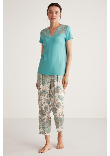 Yumuşak Dokulu Pijama Takımı