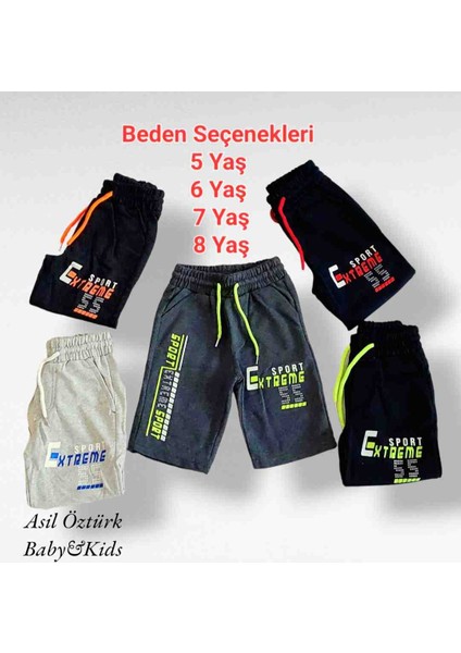 Erkek Çocuk Tekli Kapri Pamuklu Baskılı Bermuda Şort fiyatları