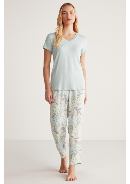 Lux Mood Üçlü Pijama Takımı