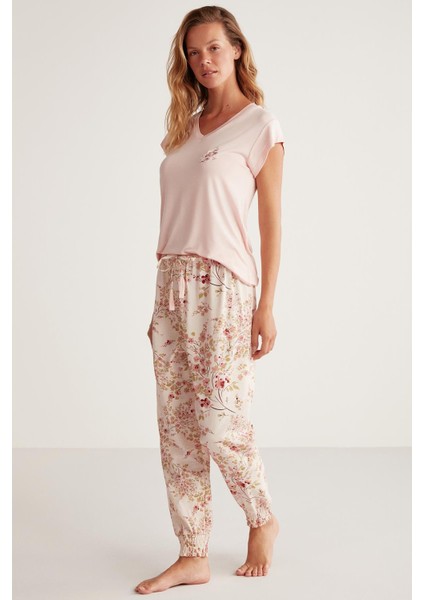 Yumuşak Dokulu Pijama Takımı