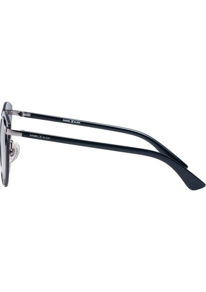 DK4258P-3 Buz Mavi Gümüş Aynalı Yuvarlak Oval Kadın Güneş Gözlüğü modelleri