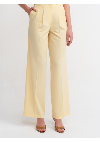 71283 Ayarlanabilir Belli Şık Pantolon-Sarı modelleri
