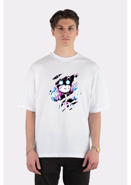 Beyaz Oversize T-Shirt Mob
