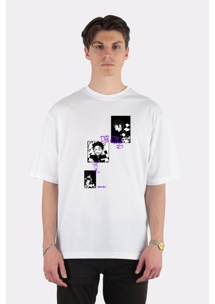 Beyaz Oversize T-Shirt Siblings