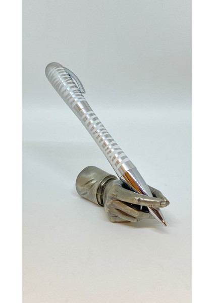 Sılver Zebra Style Prestij Tükenmez Kalem Silver