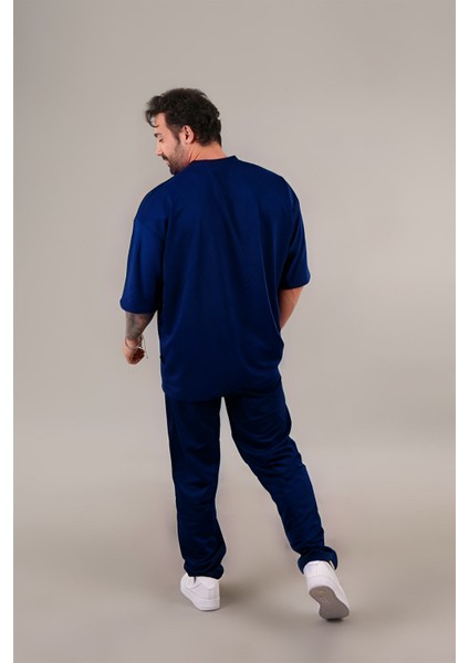 Erkek Oversize Kısa Kollu Eşofman Takımı