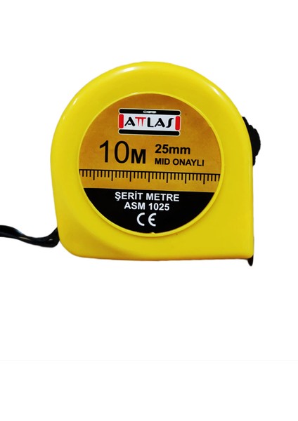 Şerit Metre 10MX25MM 10 mt ASM1025