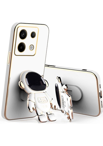 Xiaomi Redmi Note 13 Pro 4g Kılıf Kamera Korumalı Astronot Standlı Lazer Silikon