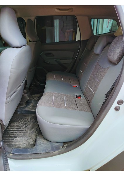 Bmw X6 F16 2014-2019 Nirvana Serisi Oto Koltuk Kılıfı / Gri K modelleri