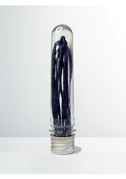 Simli Saks Mavi Ayakkabı Bağcığı 110 cm