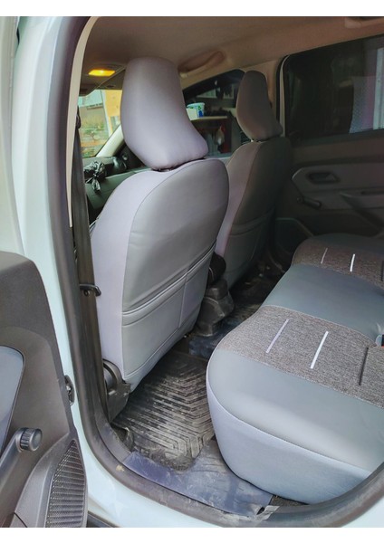 Dacia Logan Mcv 2 2013 + Sw Nirvana Serisi Oto Koltuk Kılıfı / Gri K fırsatları