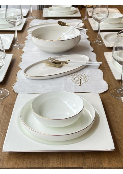 Yemek Takımı Modern Kare Parça 6 Kişilik indirimleri