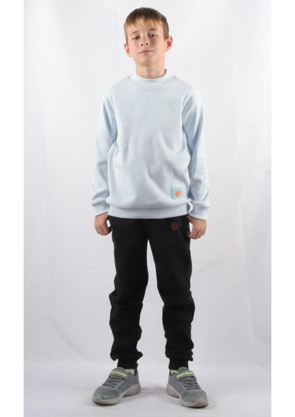 Bisiklet Yaka Çocuk Sweatshırt (C22-91700)