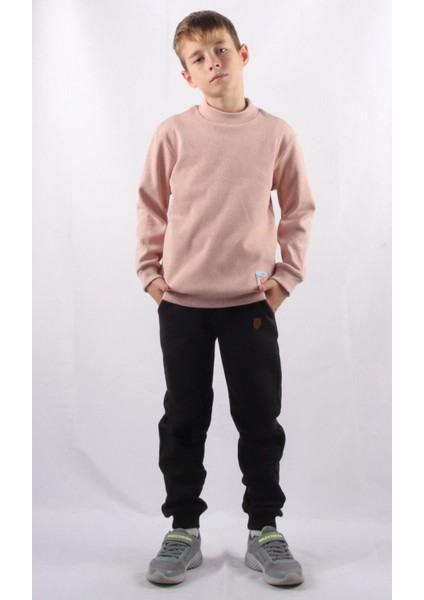 Bisiklet Yaka Çocuk Sweatshırt (C22-91700)