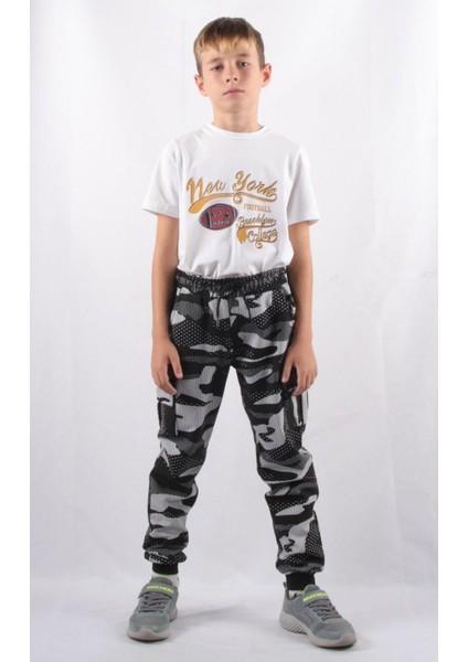 Kargo Cepli Kamuflaj Jogger Pantolon (C21-72100)