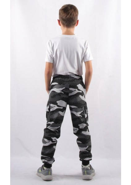 Kargo Cepli Kamuflaj Jogger Pantolon (C21-72100)