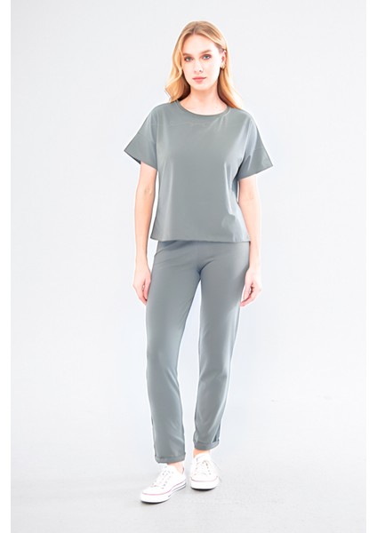 Kadın Kısa Kollu Penye Pijama Takımı