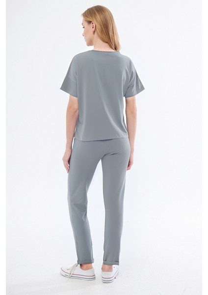 Kadın Kısa Kollu Penye Pijama Takımı modelleri
