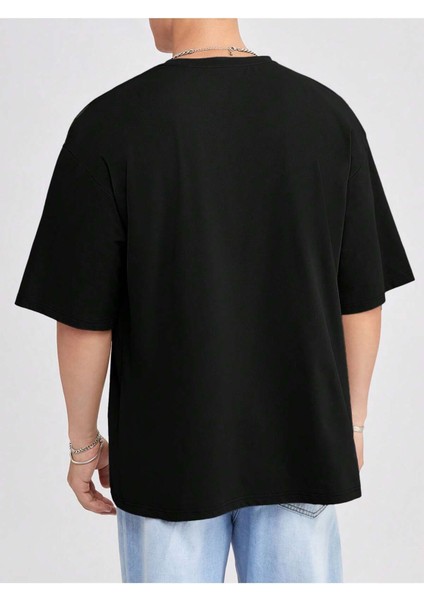 Unisex Oversize Salaş Düz Tshirt