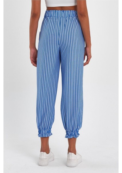 Paçası Büzgülü Jogger Pantolon (B23-0065)