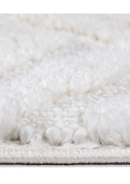 Pofidik, Peluş Soft Bukle Shaggy Iskandinav Desenli Oturma Çocuk Yatak Odası Halısı