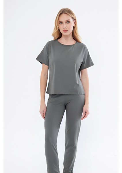 Kadın Kısa Kollu Penye Pijama Takımı