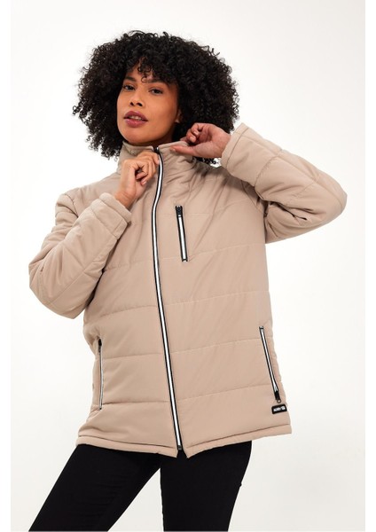 Astarli Oversize Kapitone Mont (E23-627A)