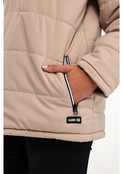 Astarli Oversize Kapitone Mont (E23-627A)