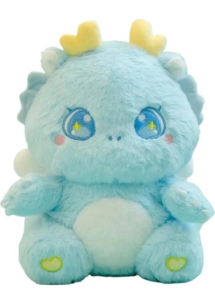KhalidBain Jingle Dragon Doll Çocuk Peluş Oyuncak Bez Bebek Ejderha Yılı Maskot Bebek (Yurt Dışından)