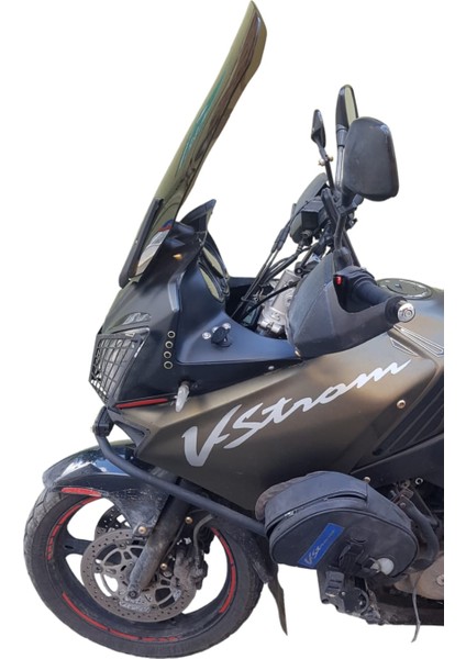 Suzuki Vstrom DL650 2002-2010 Model Uyumlu Tur Camı