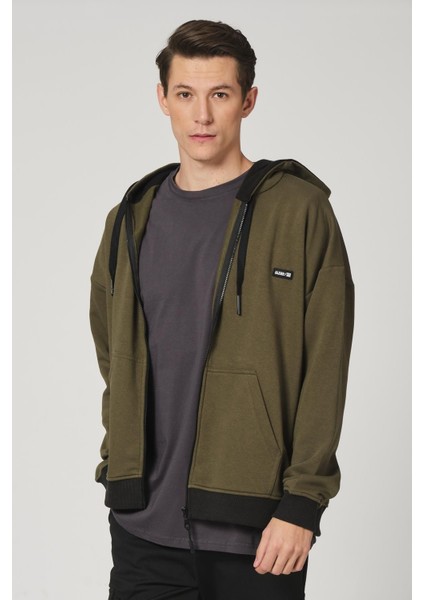 Fermuarlı Kapüşonlu Sweatshirt (UN-501403)