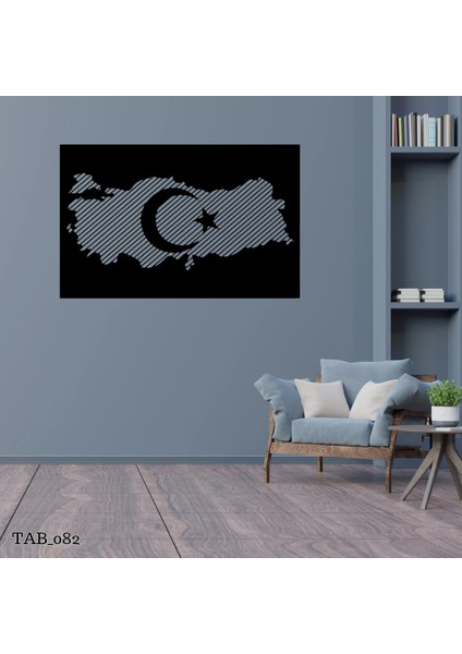 Ay Yıldız Türkiye Haritası