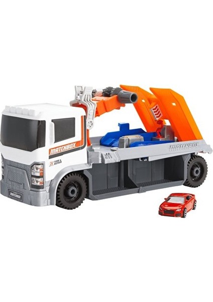 ( Oyuncak ) Matchbox Aksiyon Sürücüleri Çekici ve Tamir Kamyonu ile 1:64 Ölçekli Araba ( 1 Adet )