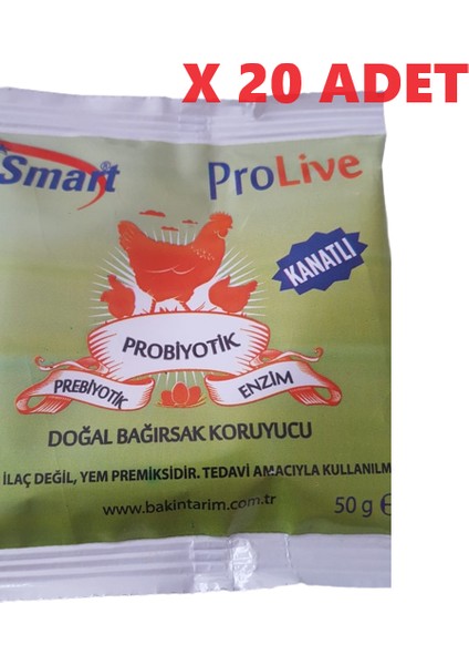 Prolive 50 gr 1 kg (20 Paket) !! Yeni Üretim !!