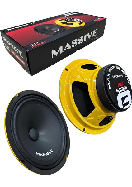 MS-M80 Platinium Seri 20 cm Midrange Hoparlör 175W Rms 450W Maksimum