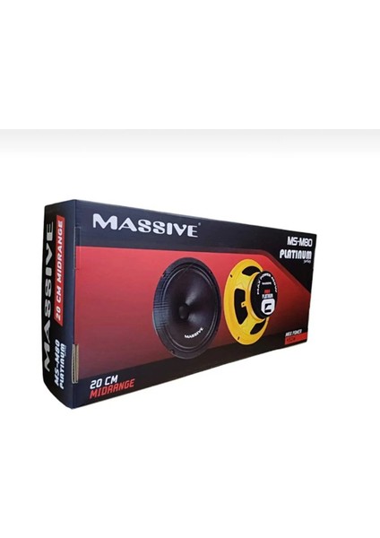 MS-M80 Platinium Seri 20 cm Midrange Hoparlör 175W Rms 450W Maksimum