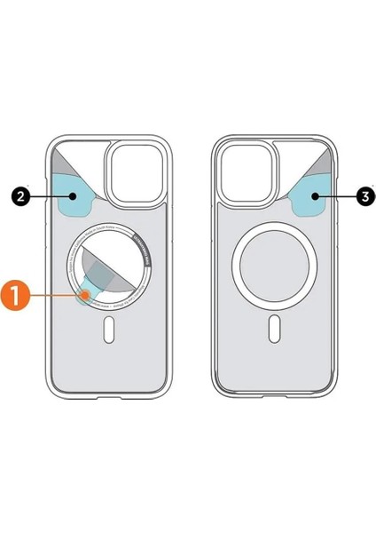 iPhone Şeffaf Magsafe Özellikli Kamera Çıkıntılı Arka Kılıf indirimleri