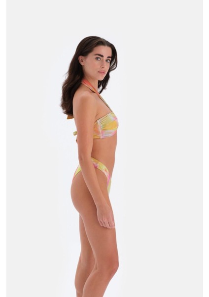 Kadın Turuncu Straplez Bikini Takım 3046 fiyatları